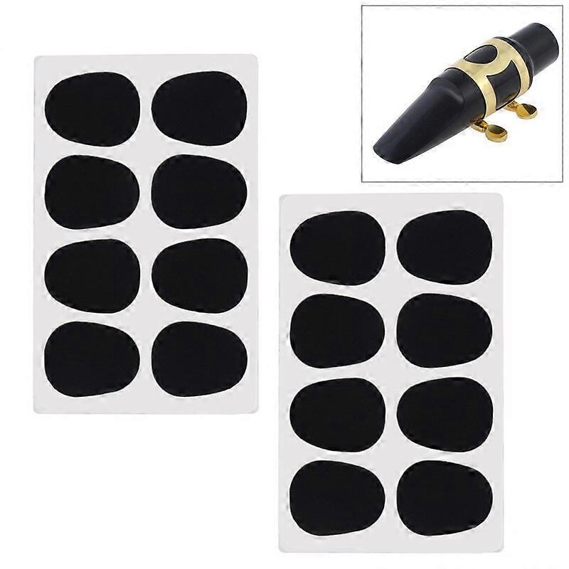 16pcs lot Standard 0.5mm Silicone Saxophone Mouthpiece Cushions for Alto Tenor Saxophone Clarinet Sax Mouthpiece Patches Pads