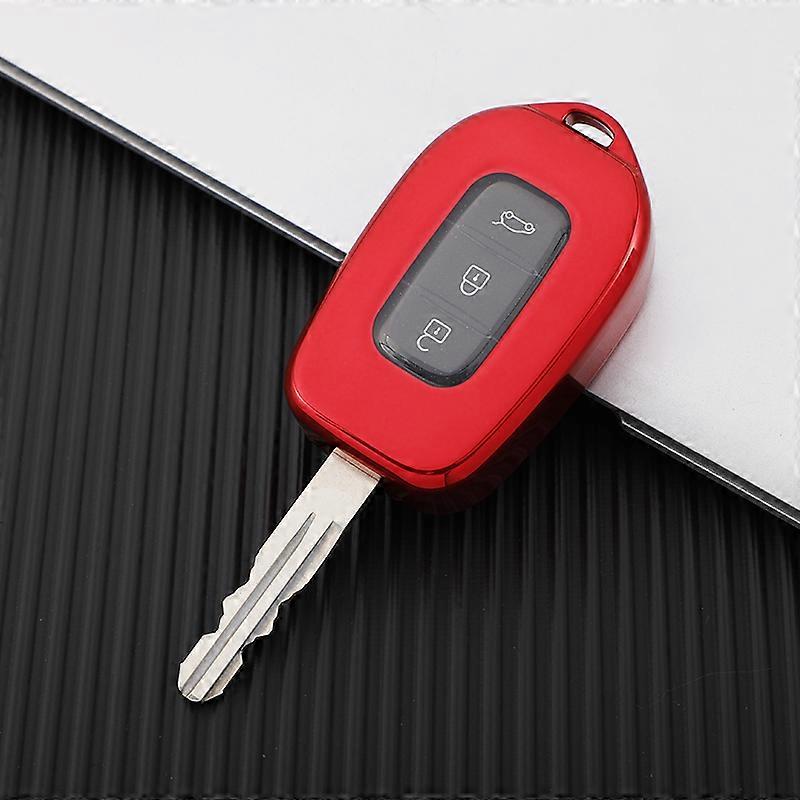 Keychain Car Key Case Cover Remote Shell Holder Keychain for Dacia Logan 2021 for Renault TWingo 3 Duster Captur Logan Laguna Scenic
