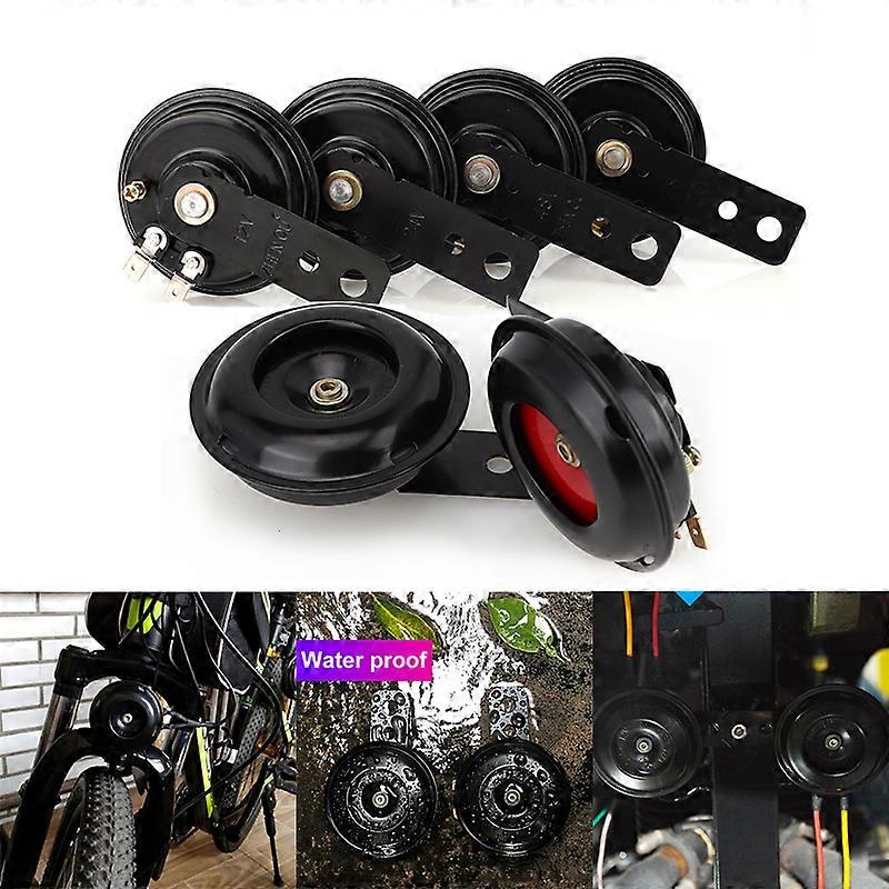 Αξεσουάρ μοτοσικλετών καθολικό 12V 24V 36V 48V 60V αδιάβροχο στρογγυλό δυνατό ηχείο κέρατων για τα τροποποιημένα μέρη ATV Motocross μηχανικών δίκυκλων