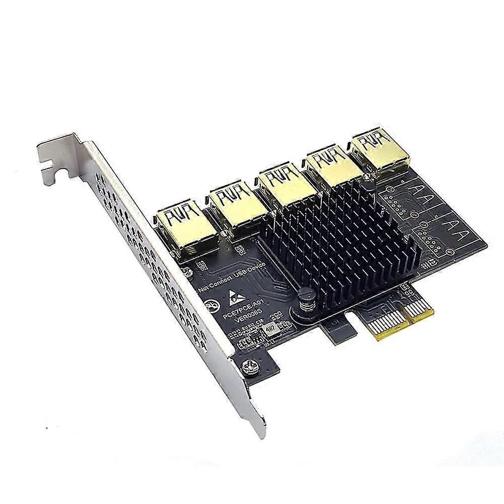 Pci-e To Pci-e Adapter 1 Turn 5 Pci-express Slot For Btc Mining