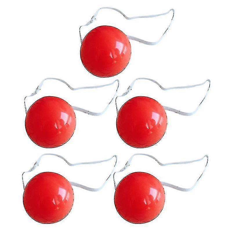 5pcs Nez rouge en plastique