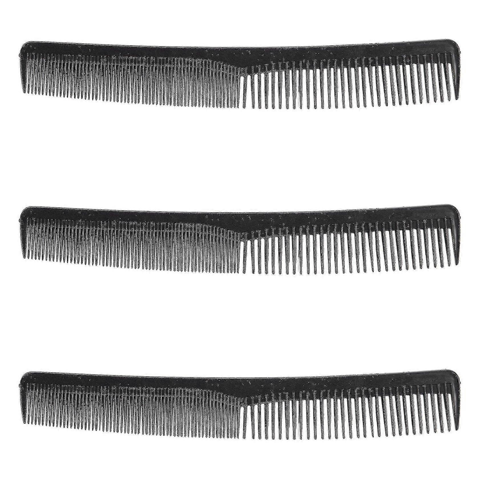 3 Stück schwarzer Friseurkamm