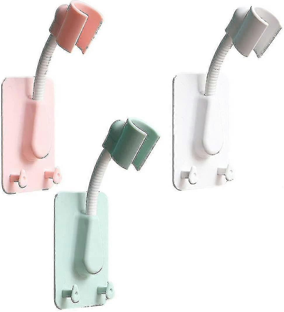 3pcs 360 De Adjable Er H, Rotatable Er Bracket H Base Mount Bracket No Punch For Bath