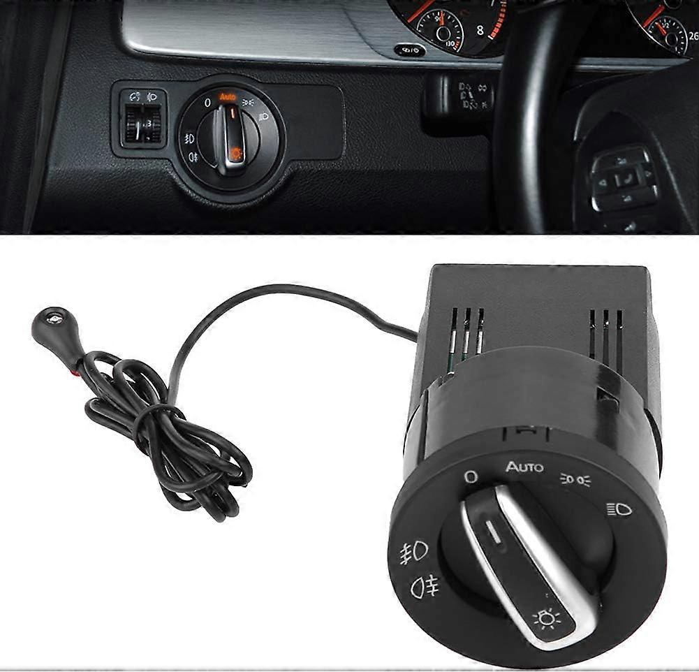 Car Headlight Switch, Headlight Control Switch Sensor Module Lamp for MK4 B5 Polo