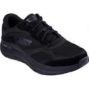 Skechers Arch Fit 2.0 The Keep Leather Men's Black Trainers