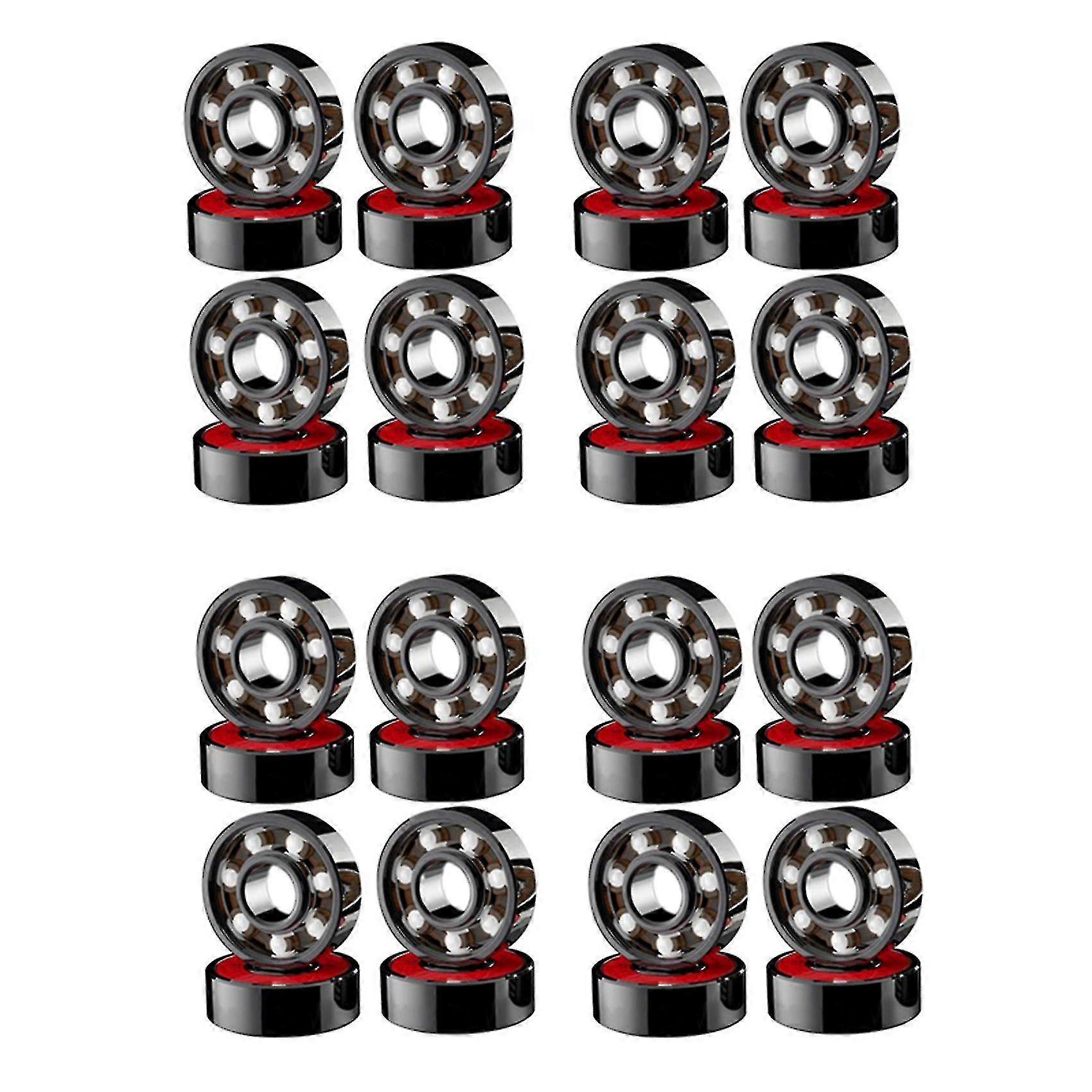 8 Pcs Ceramic Bearings High Speed Wear Resistant Compatible