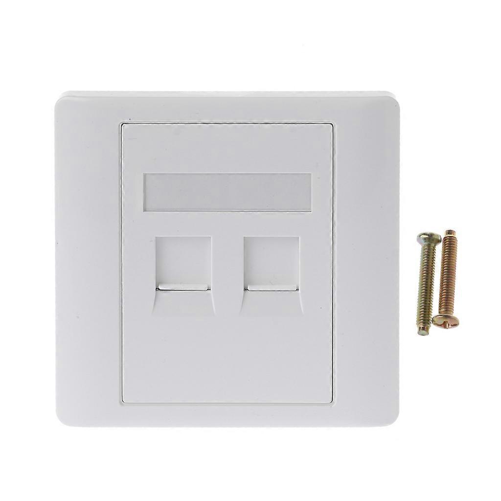 2 Ports CAT6 Ethernet RJ45 LAN Port Powerline Ethernet Adapter Plug & Play