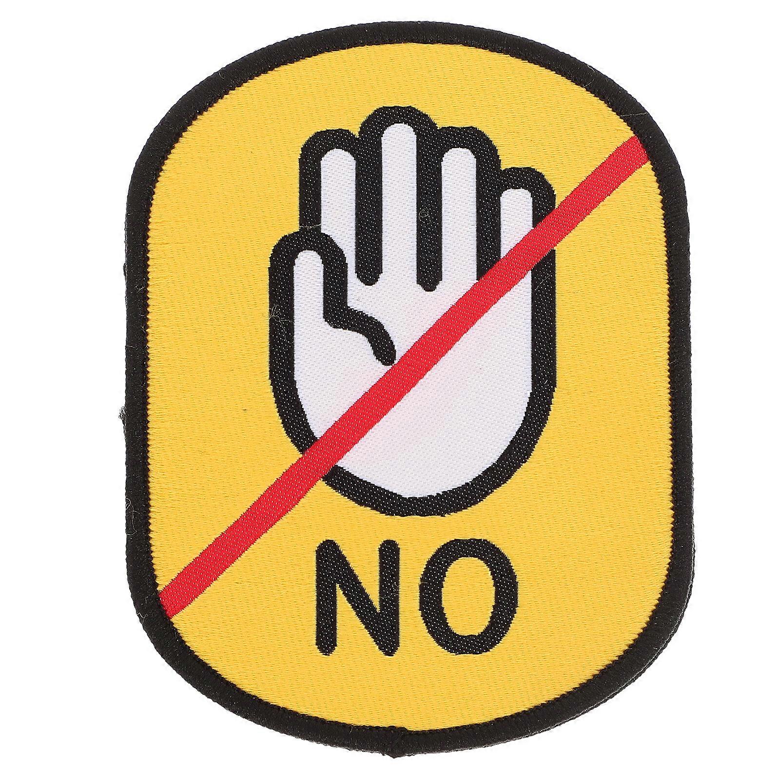 Do Not Touch Meaning Social Logo Identification Label Leash Sticky Stickers Warn Decals Reminder for Pet Puppy