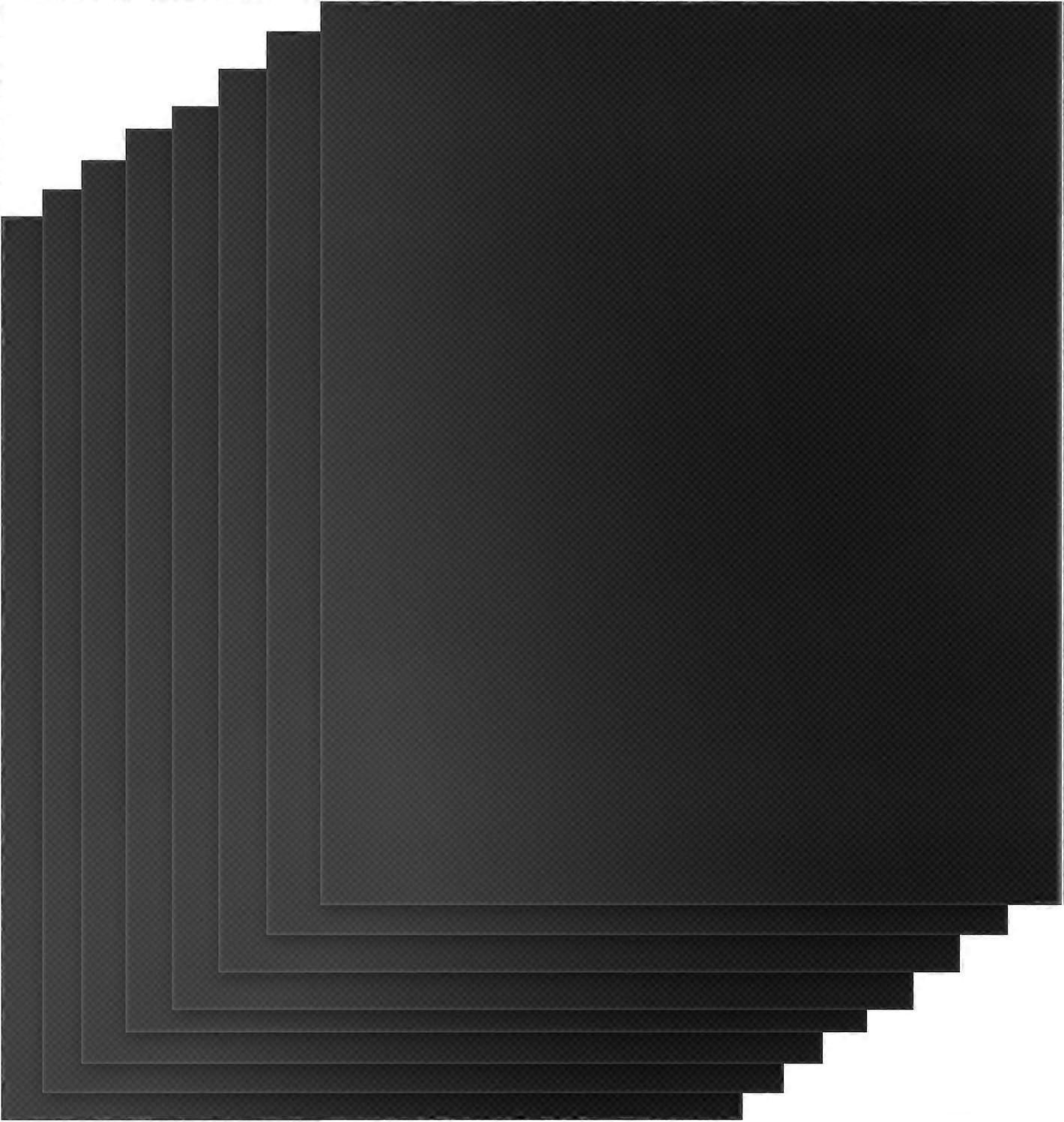 Grill mat non-stick set of 8 40x33cm grill mats baking mat for charcoal baking baking paper reusable permanent baking foil for oven great over coal ga