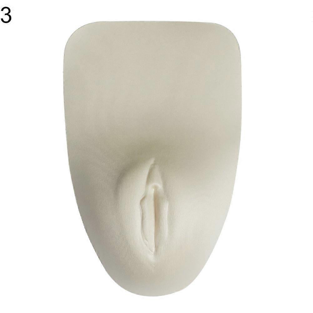 Fake Lady Vagina Camel Toe Insert Men Cross Dresser Thong Knickers G-string Pad Qinhai