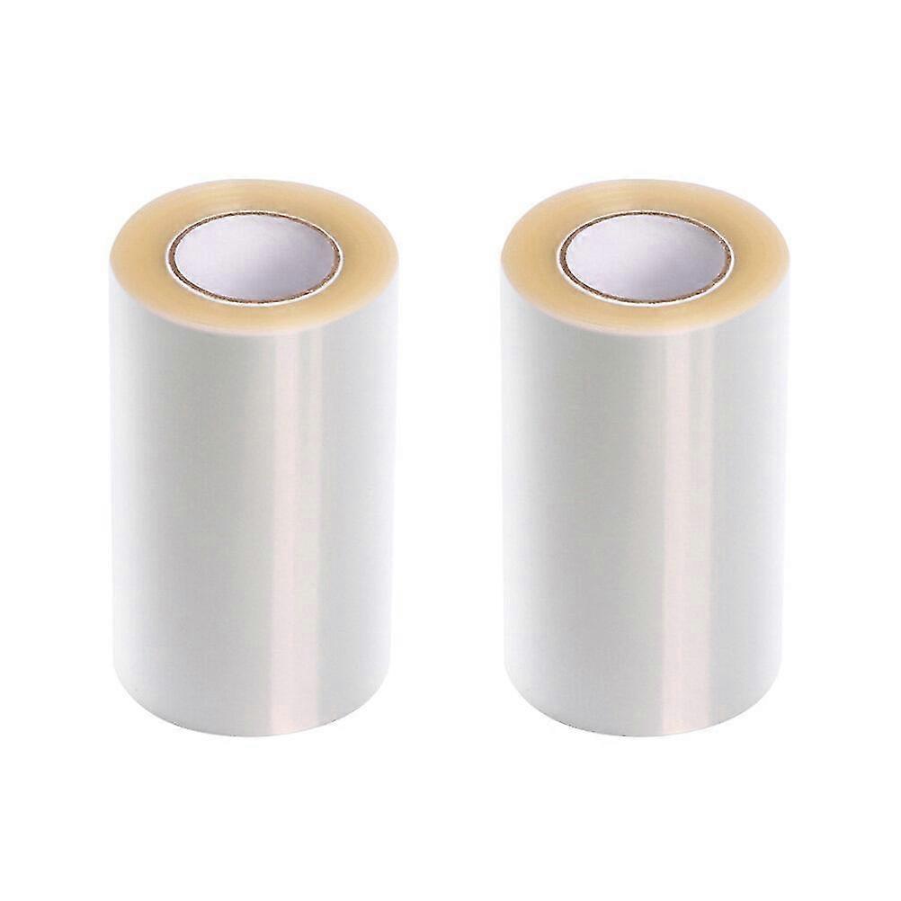 2 Rolls Chocolate Baking Strip Choclates Clear Acetate Roll Cake Surrounding Transparent Cake Roll