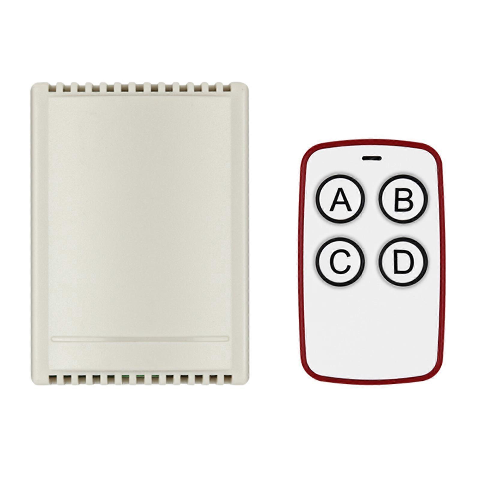 Universal Relay Receiver and Transmitter 4CH Remote 315/433Mhz for Garage Door