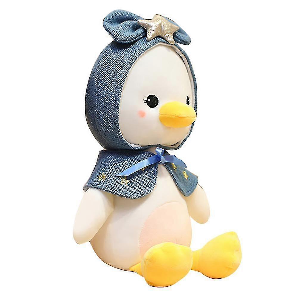Duck Stuffed Animal Toy Duck Plush Soft Hugglable Gift Compatible With Kids Blue