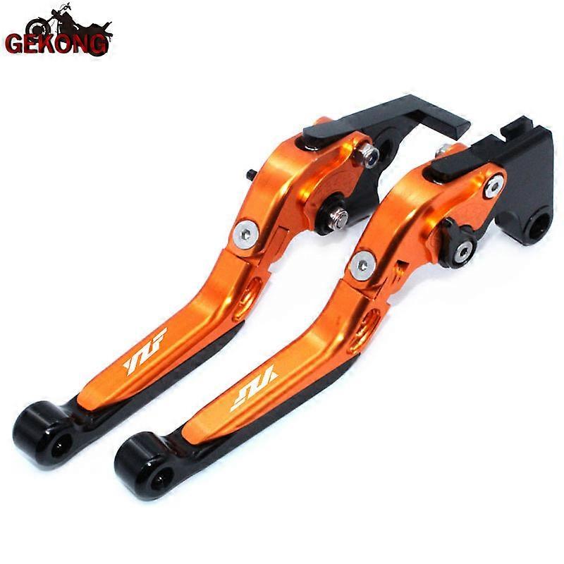 LOGO YZF Akcesoria motocyklowe do YAMAHA YZF R6 2017-2020 CNC Regulowane dźwignie sprzęgła hamulca