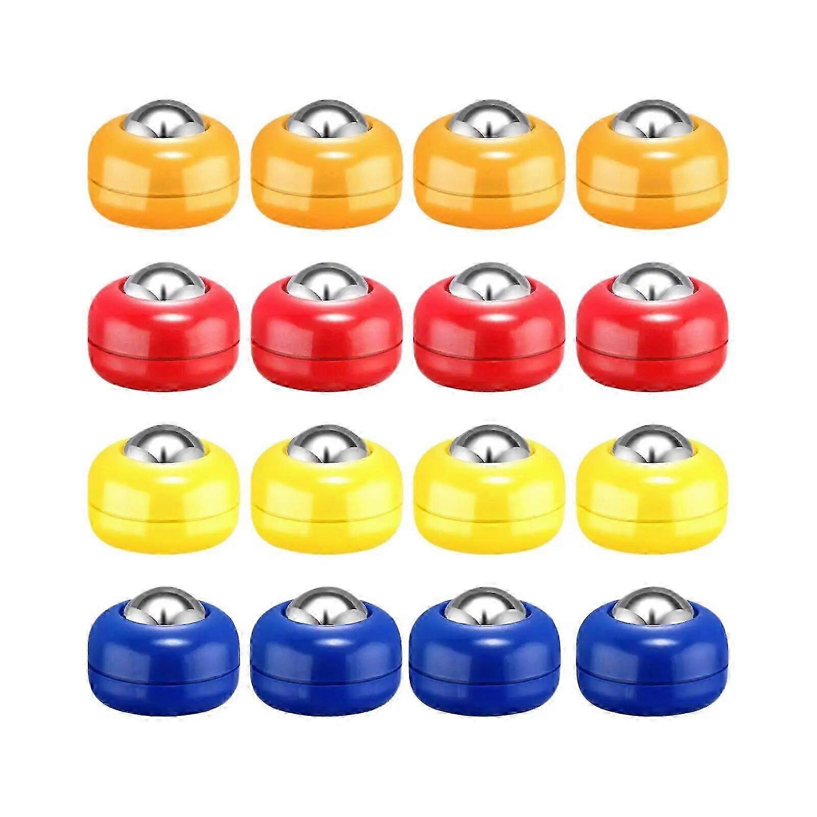 16x Shuffleboard Pucks Set Equipment Curling Accessories Shuffleboard Table Pucks Shuffleboard Rollers Set For Games Family Home
