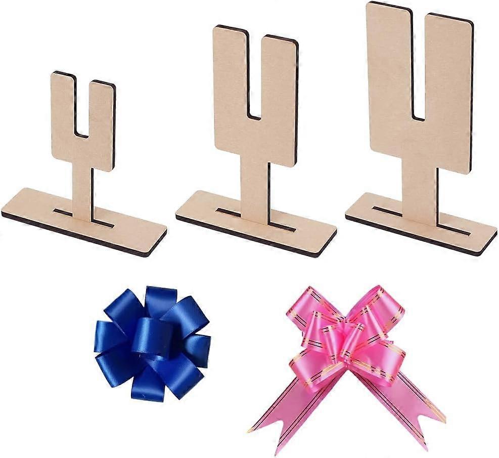 3 PCS Bowknot Making Tool 3 Sizes Bow Maker Templates Wood Bow Tie Boards for Ribbon Bow Making Tool for Hair Bows Bows Crafts Making Bow Maker Set wi