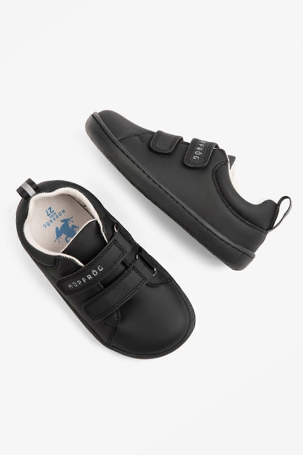 Smart Walker Junior Super Matte Black Barefoot Kids Shoes