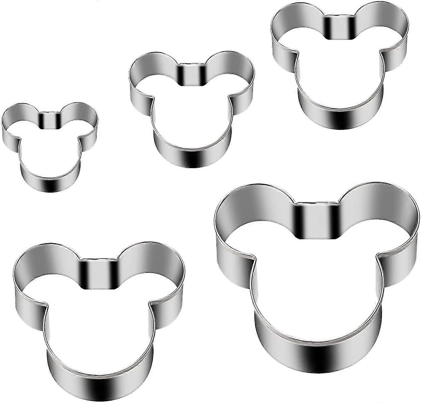 5pcs Cookie Cutter Sandwich Cutters Diy Fruit Cutters