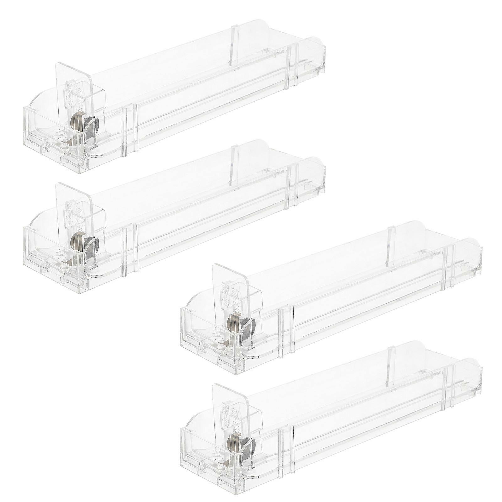 4pcs Auto-push Cigarette Holder Cigarette Display Rack Practical Cigarette Pusher