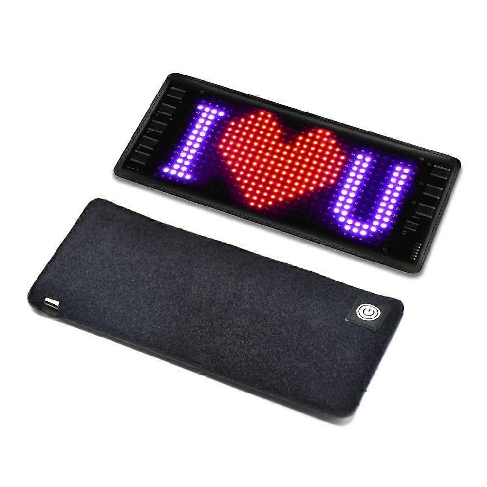 LED Car Signs Digital Sign Bluetooth App LED Modules Control DIY Programmable Scrolling Sign 7*17cm