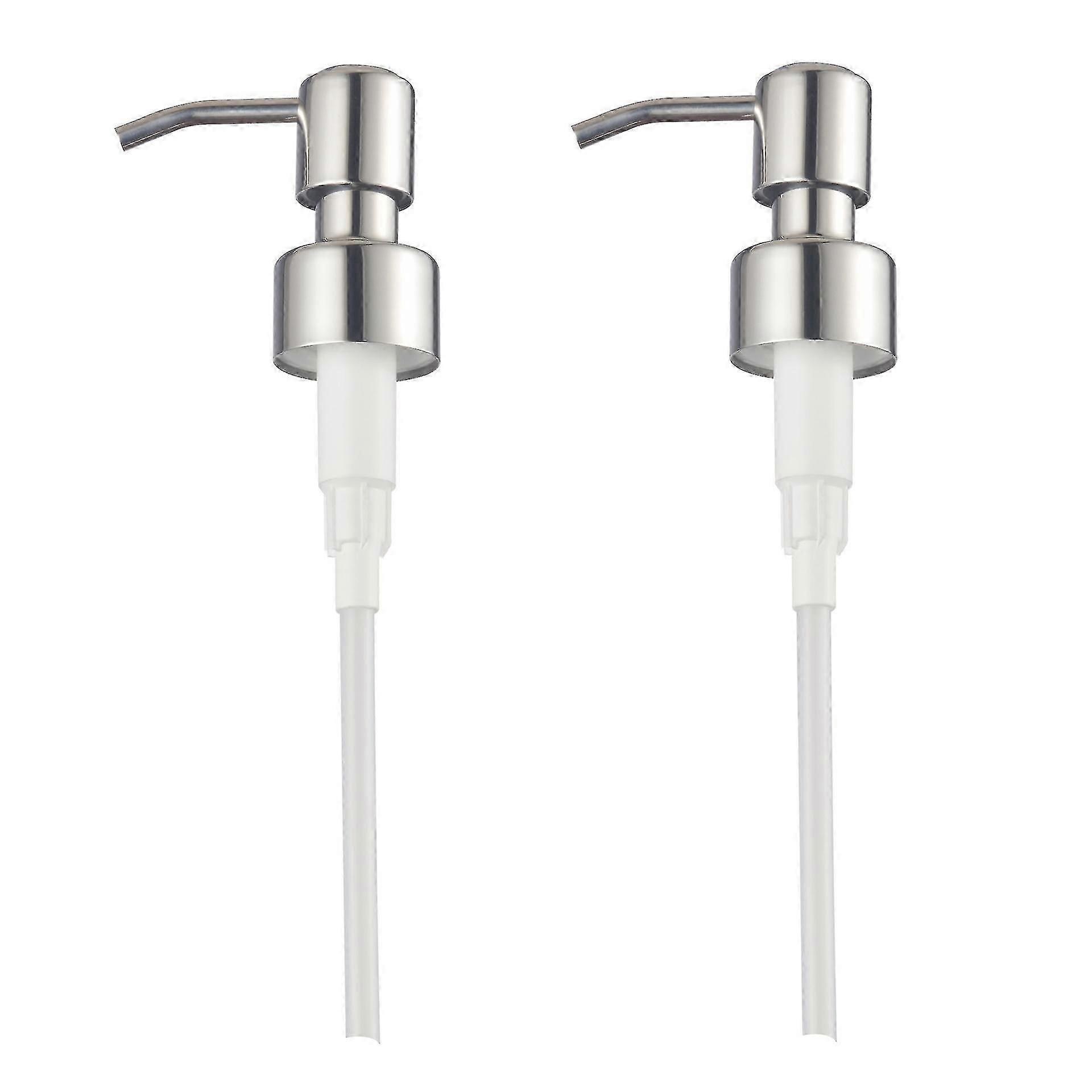 2 Pcs Replacement Stainless Steel Pump For Liquid Soap Dispenser - KC