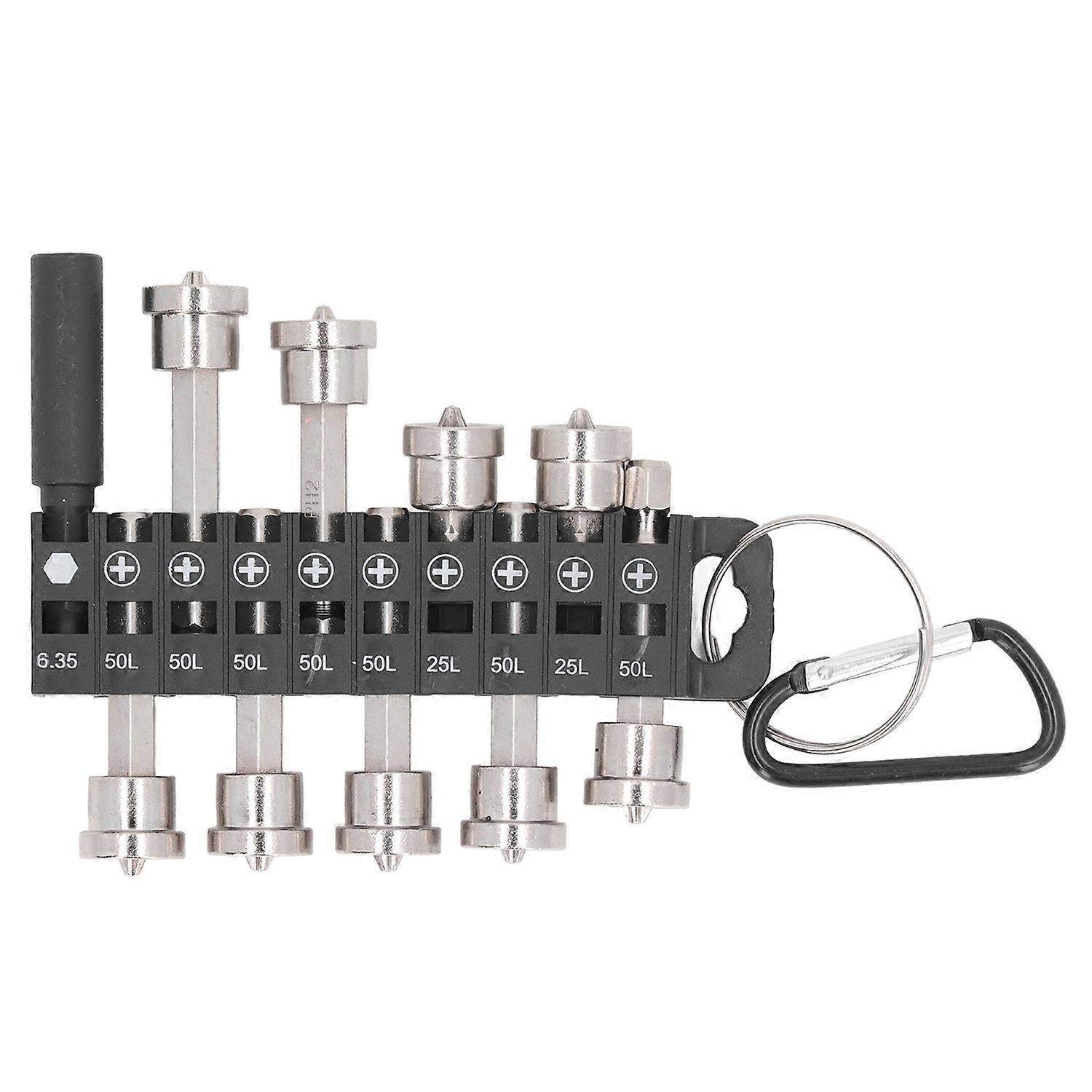 Power Nut Driver Drill Bit Magnetic Hex Shank Cross S2 2 Types Bit Tool for Working 