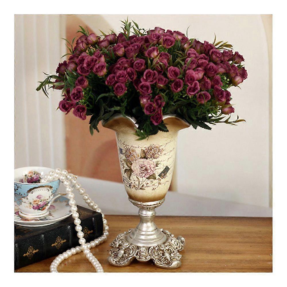 Ceramics Artware Vase Table Decoration Artificial Flower