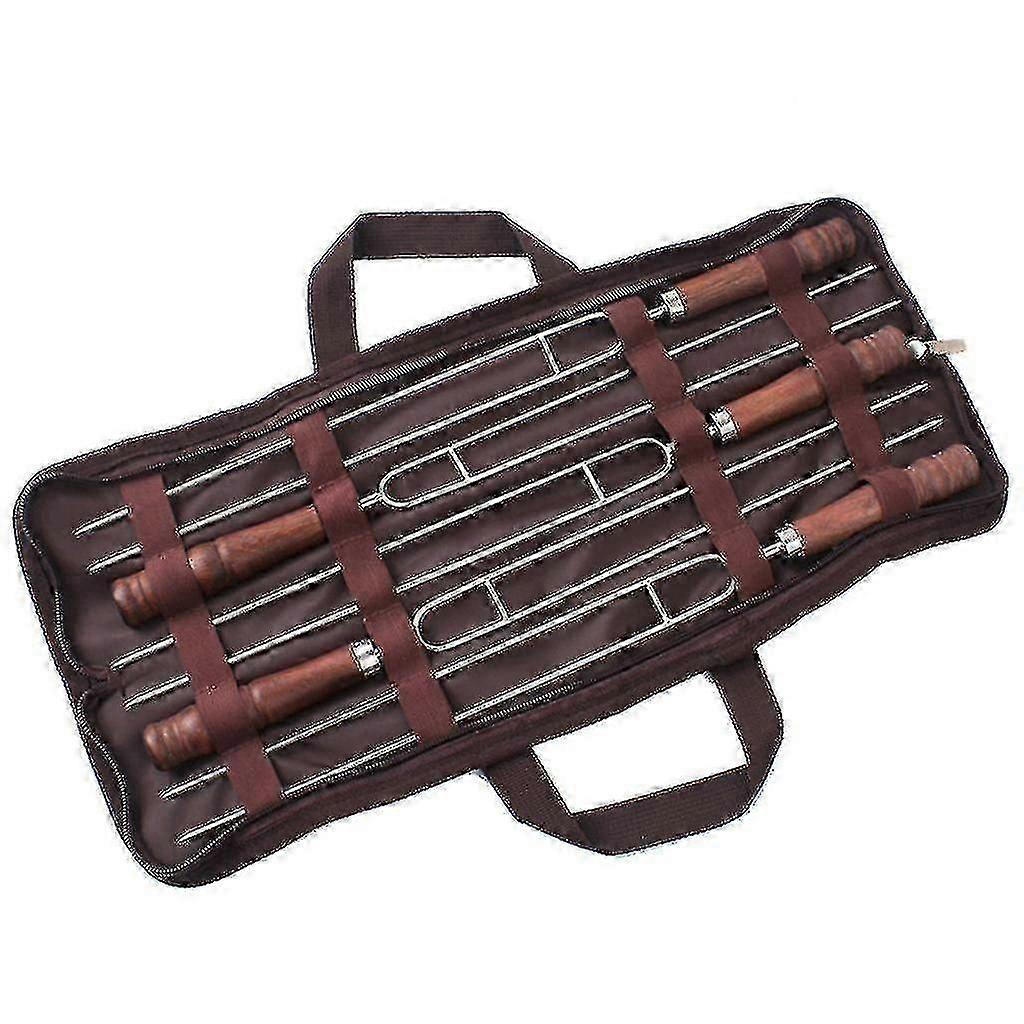 Marshmallow Roasting , Roasting Sticks with Wooden Handle 16 Inch Bbq Fork