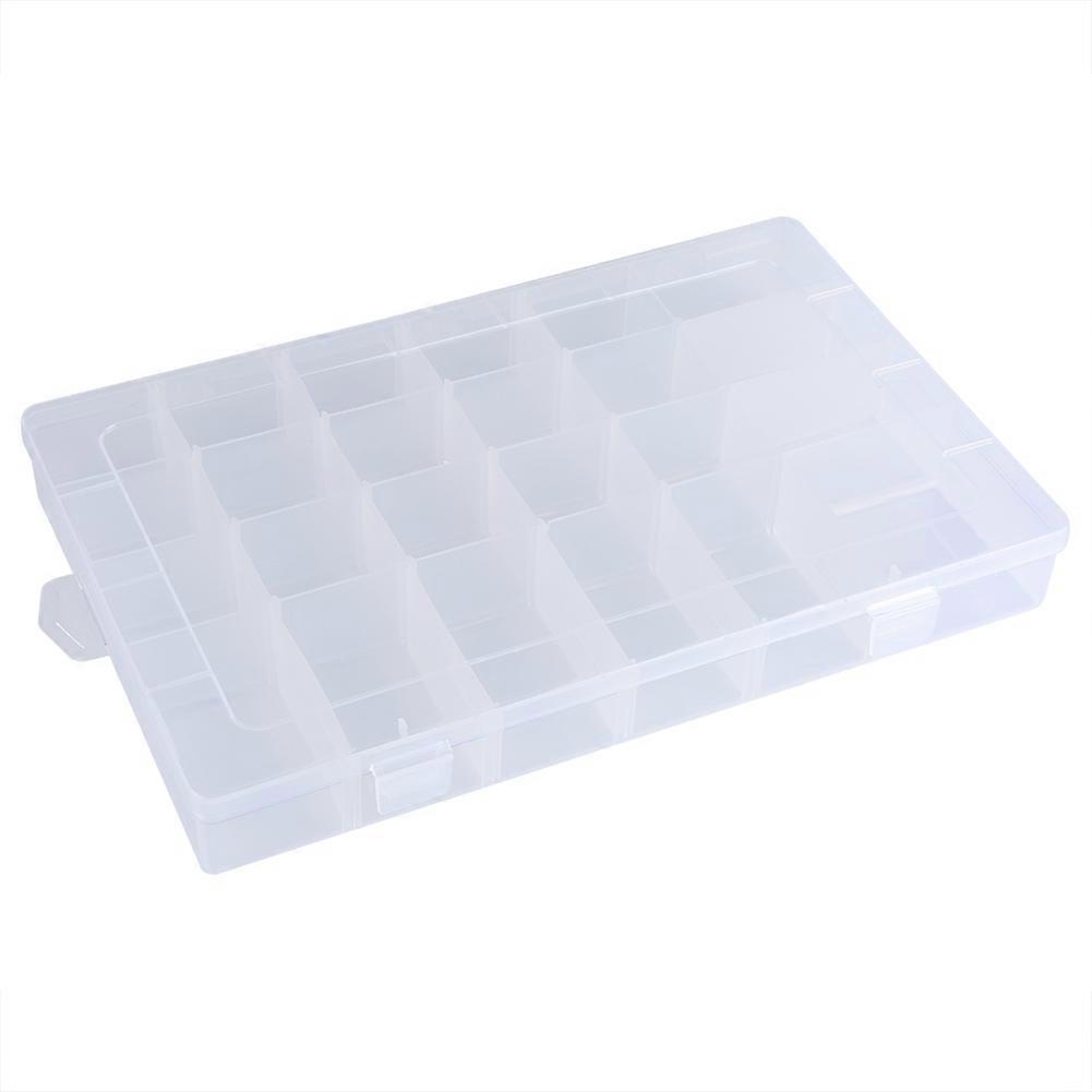24 Slots Adjustable Storage Box Case Container Home Organizer