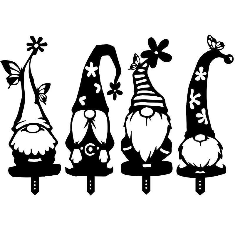 4pcs Gartendekoration Ornamente