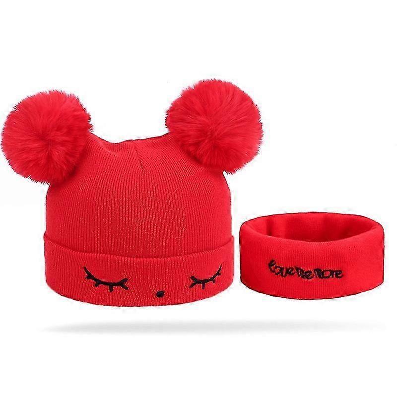 Baby Cap With Closed Eyes