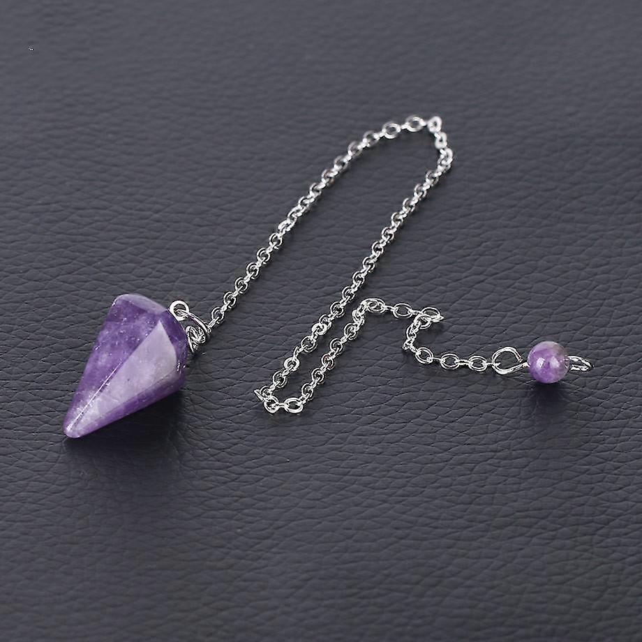 Small Size Reiki Healing Pendulums Pendant Amulet Meditation Hexagonal Pendulum for Men Women