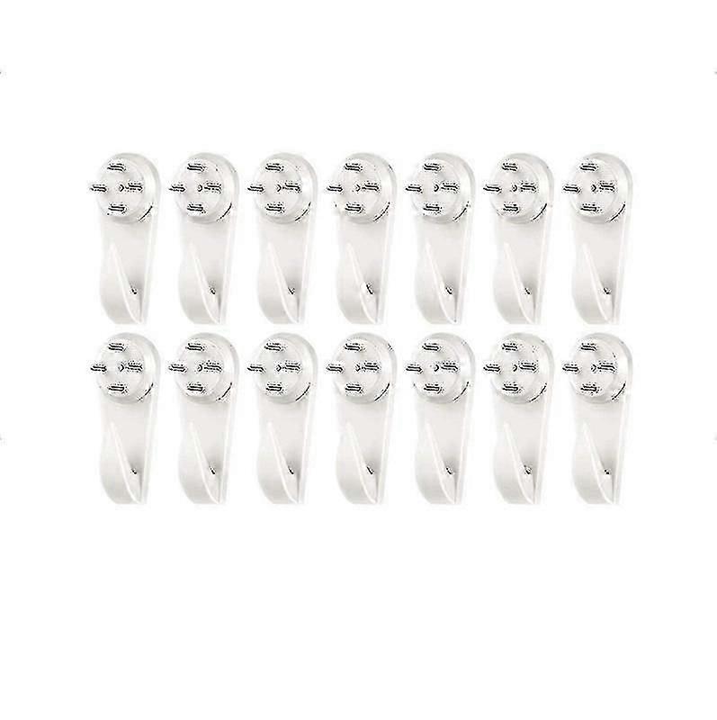 10pcs Concrete Wall Hangers Plastic No Trace Hanger Traceless Hardwall Hangers Non-mark Hooks-