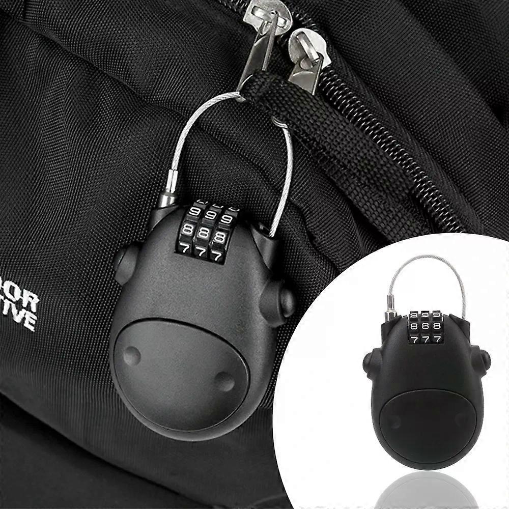 Code Lock Anti-theft Security Lock Telescopic Wire Rope Lock Wire Cable Combination Lock Motorcycle Helmet Code Lock