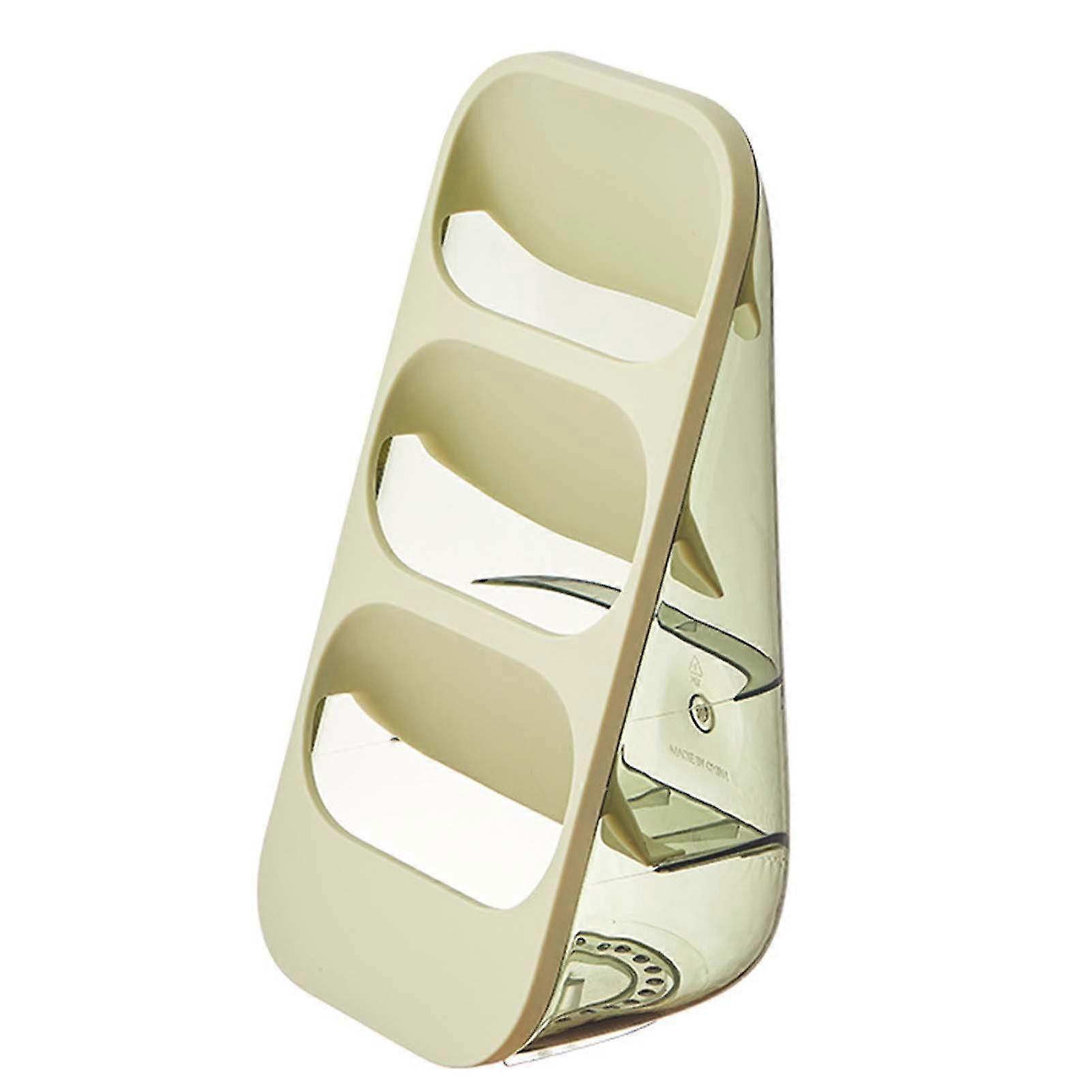Waterproof Green 3-Layer Chopsticks Knife Storage Rack Holder