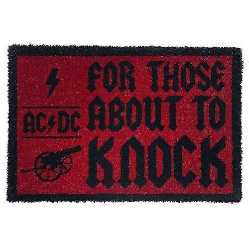 AC/DC For Those About To Knock Door Mat