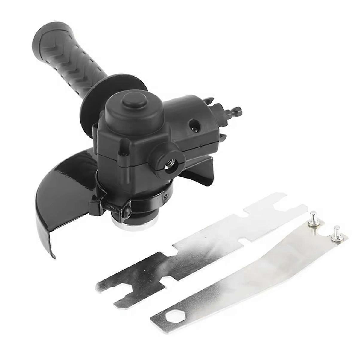 Handheld Electric Drill Angle Grinder Conversion- Set Adapters Replaceable Saw Blades for Woodworki
