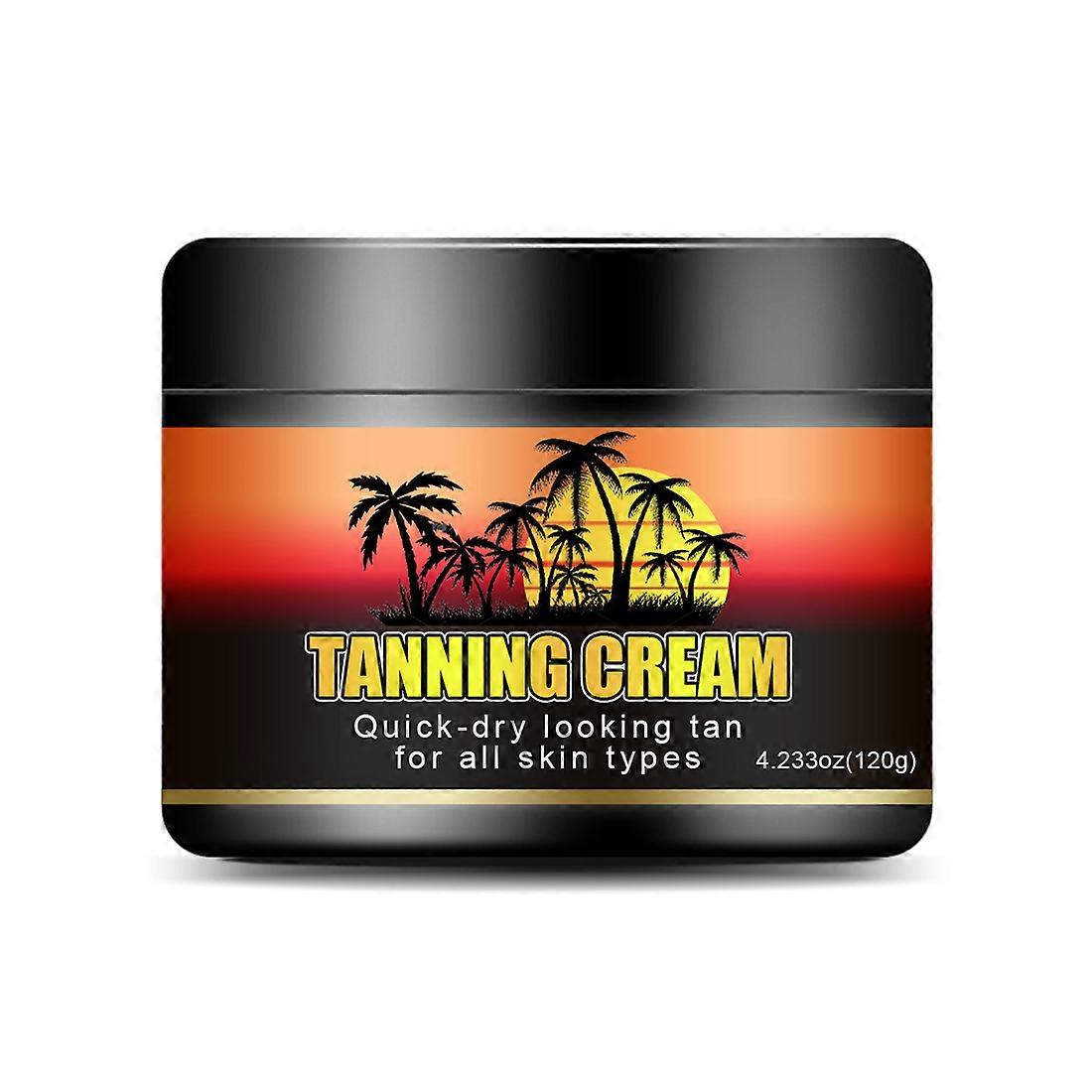 كريم التسمير الذاتي - تسمير ذاتي مكثف للتوهج الطبيعي - كريم تسمير مسرع لكراسي الاستلقاء للتشمس والشمس الخارجية - كريم جل التسمير البني Br