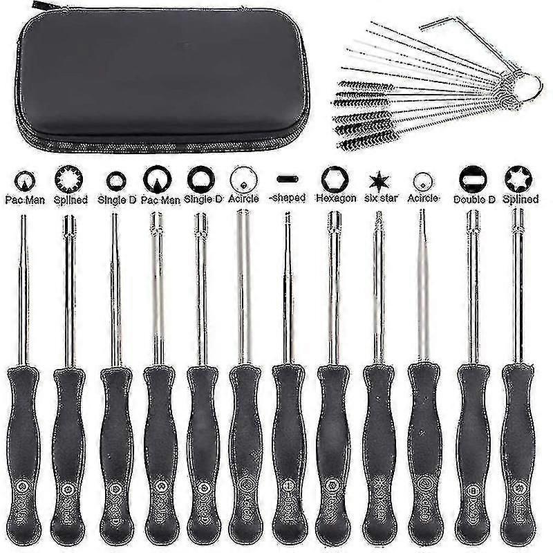 Pack-of-12 Carburetor Adjustment Tool Carburator Adjusting Kit For 2-cycle Small Trimmer Weedeater