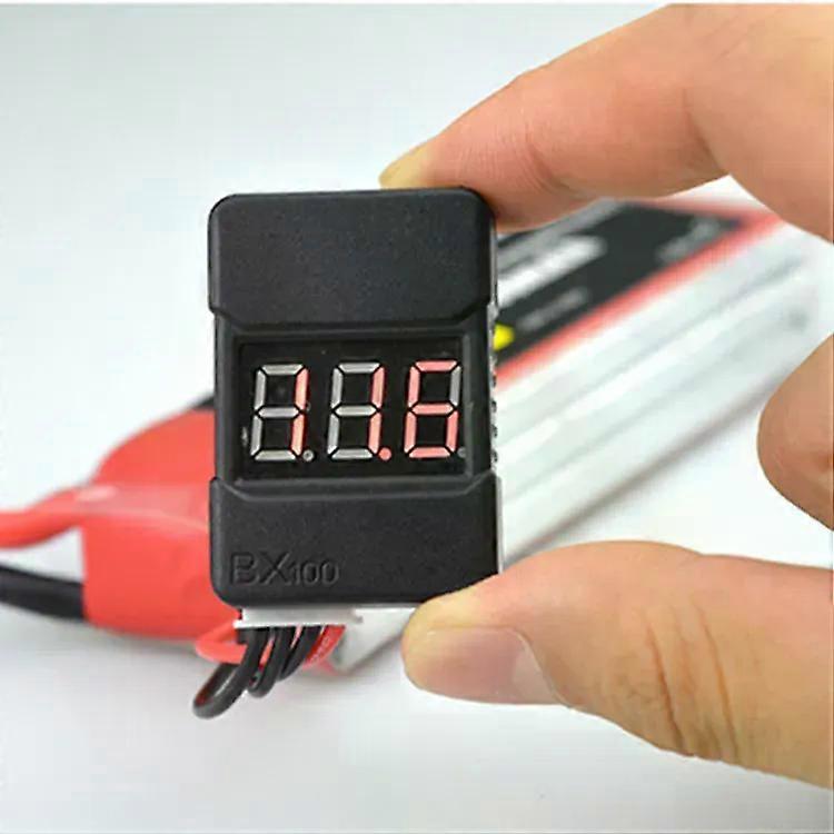 1/2pcs BX100 1-8S Voltage Tester Lipo Battery/Low Voltage Audible Alarm/Battery Voltage Checking with Two Speakers