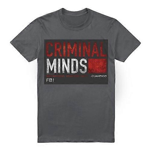 Criminal Minds Mens Title Card T-Shirt