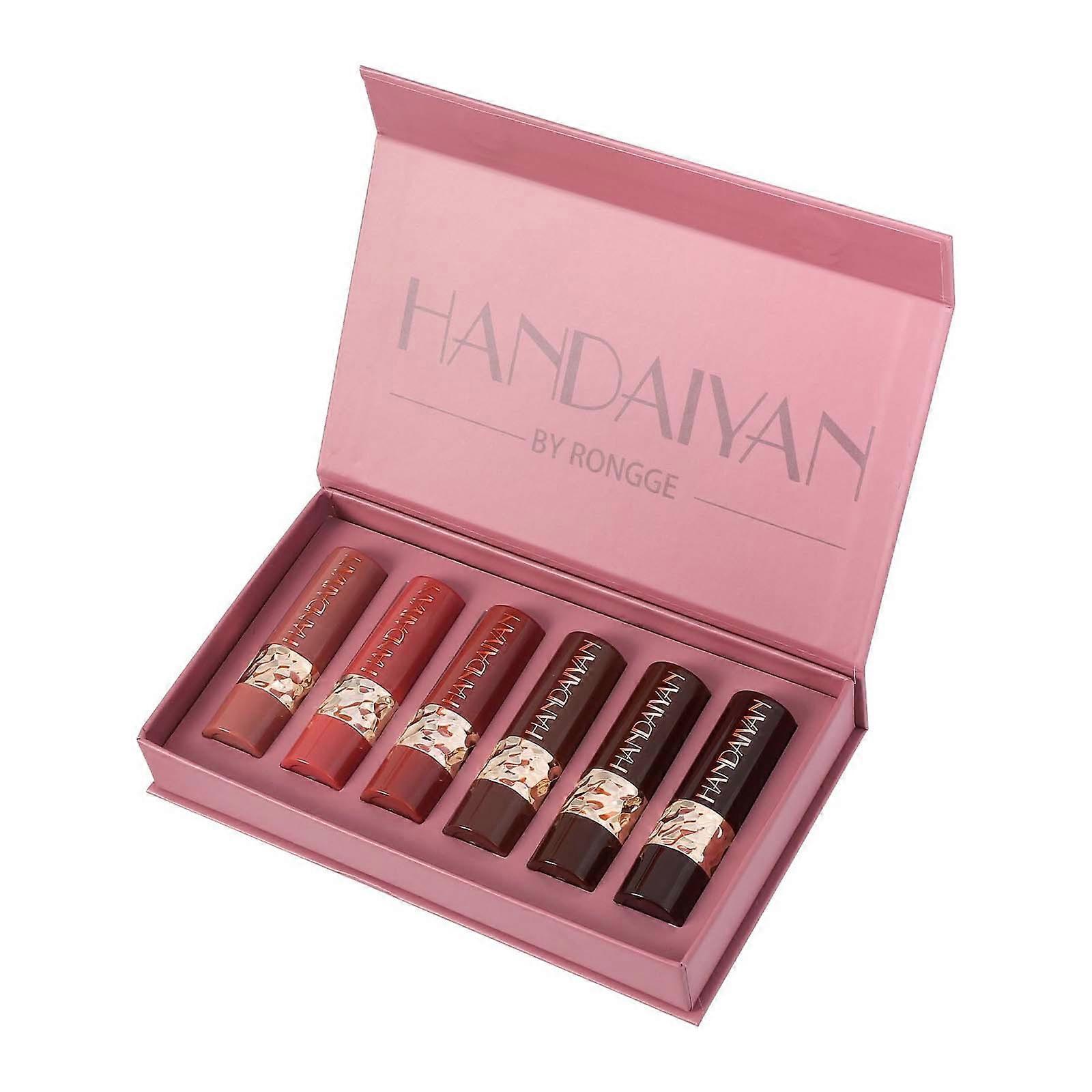 Matte Liquid Lipstick Set Set Of Six Matte Lipsticks Natural And Easy to pigment Lipsticks