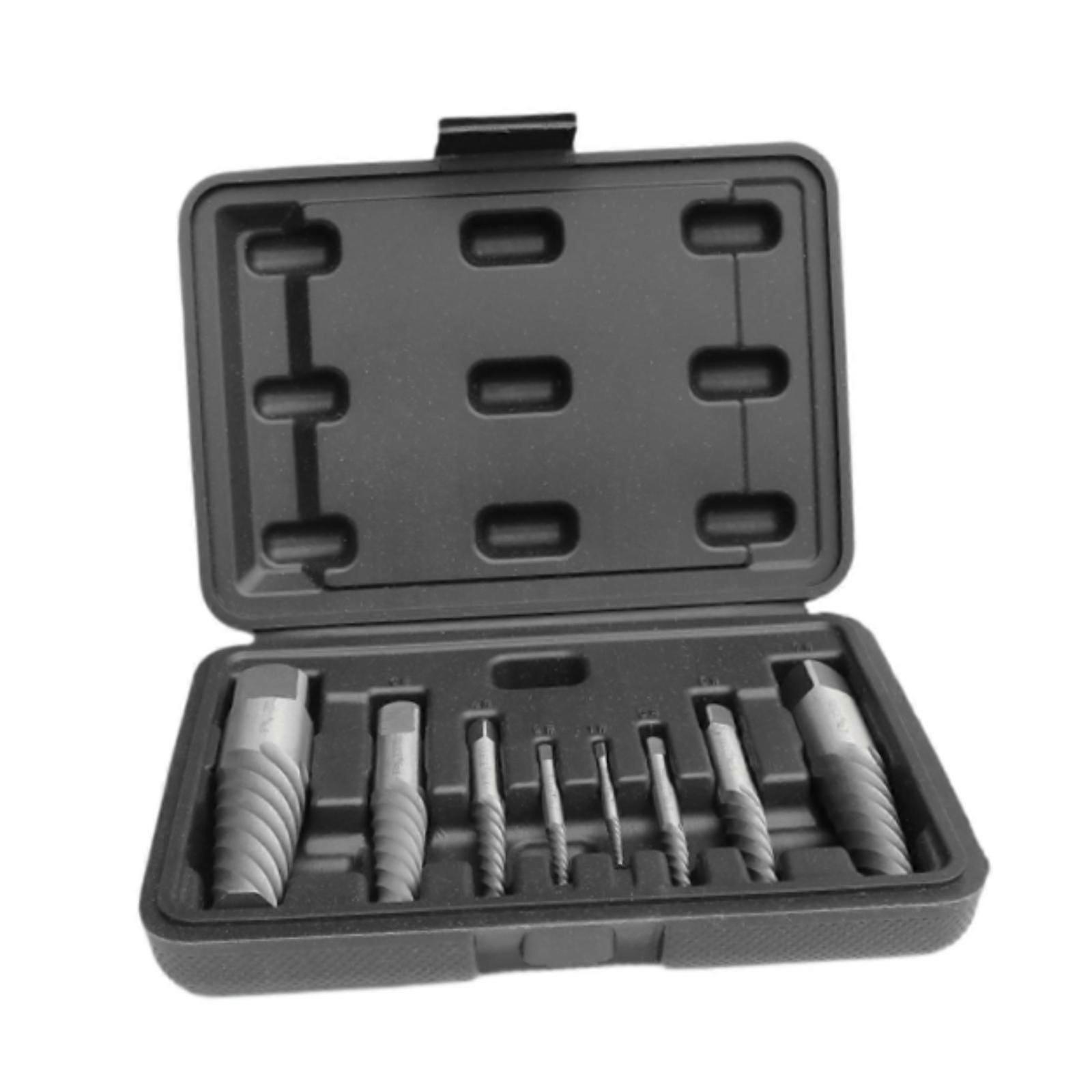 8 Pieces Damaged Screw Extractor Set Multifunctional Sturdy Maintenance Tool