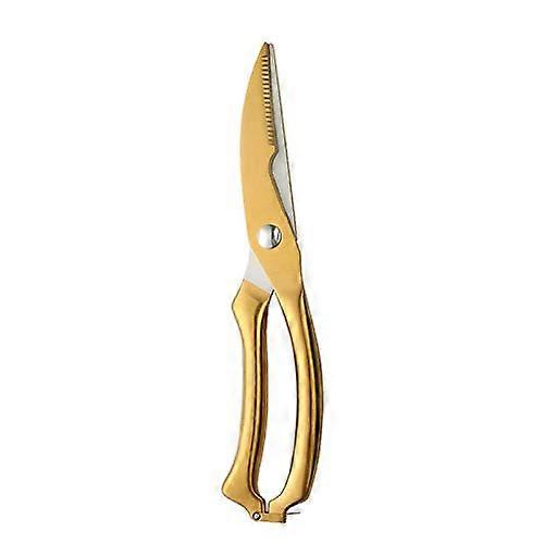 Stainless Steel Multi-Purpose Kitchen Scissors - Food Grade Meat Cutting Shears with Non-Slip Grip