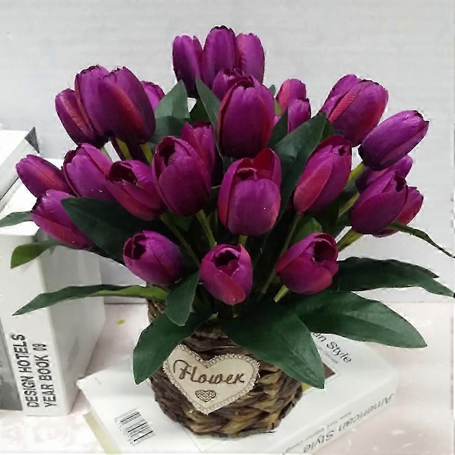 9 Tulpan Buketter Lila