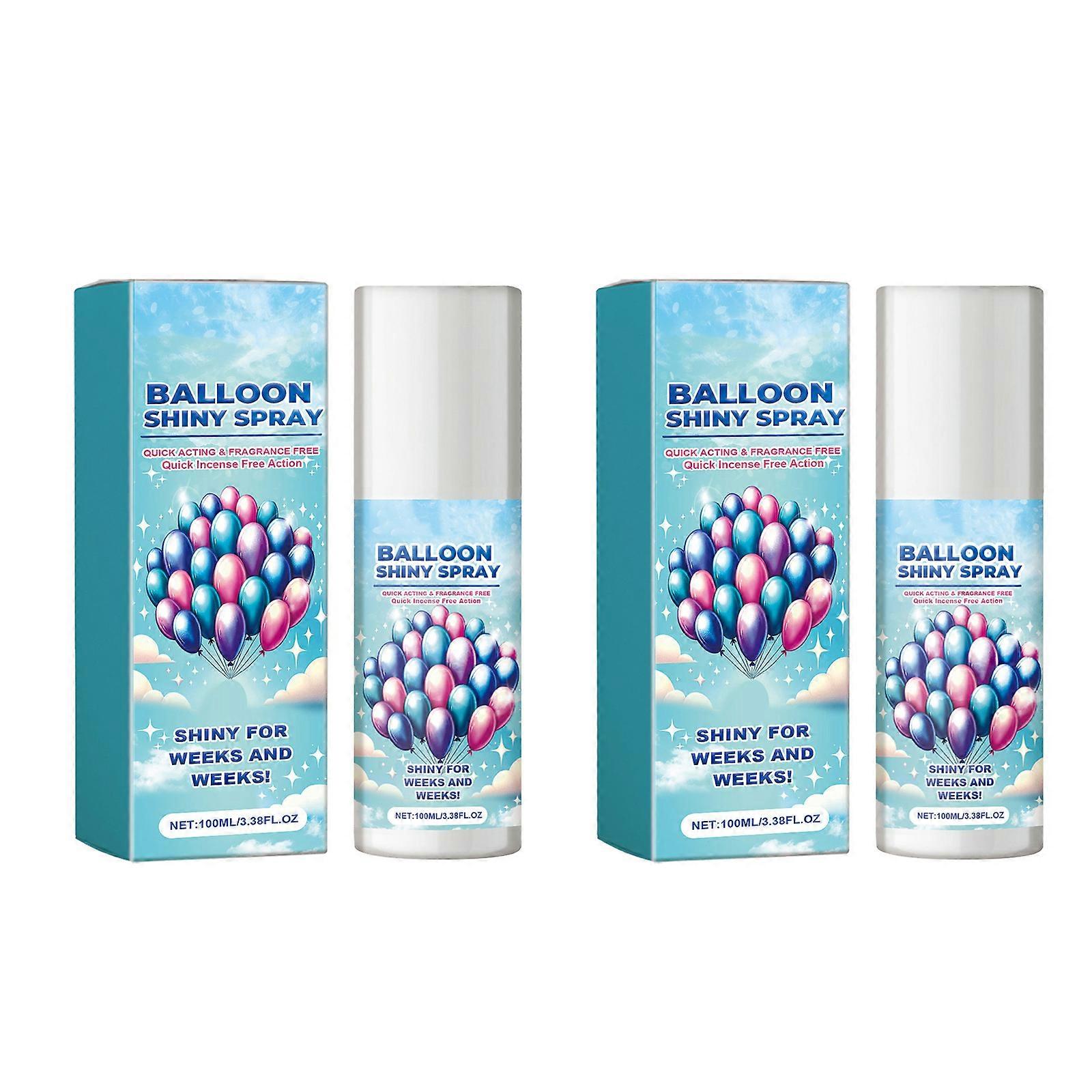 Balloon Spray Balloon Shine Spray 100ml Glittering Balloon Spray Maintain Balloon Gloss Without Oxidizing Fading 100ml