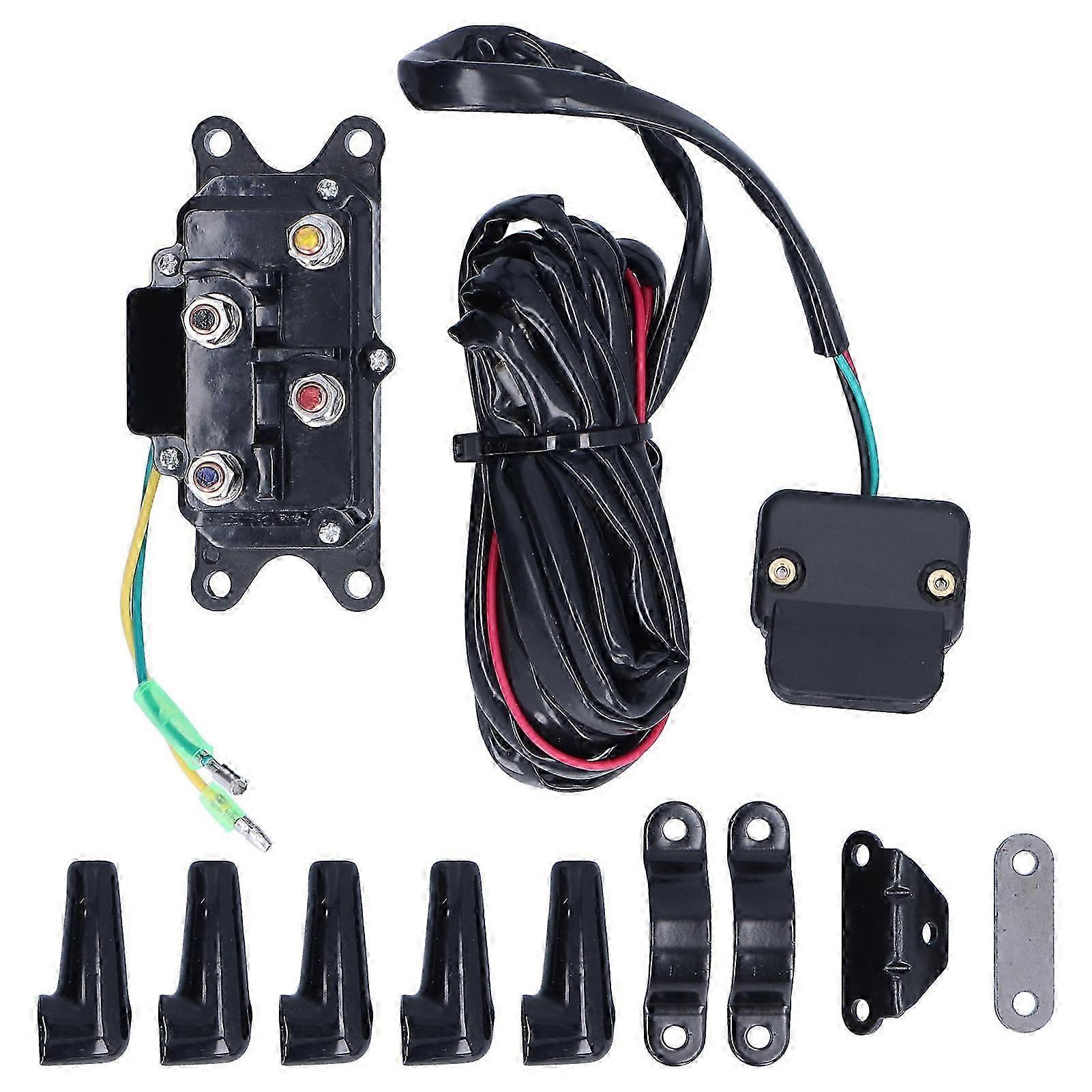 12V 250A Winch Sole Relay Contactor Switch Mounting Brackets Kit for ATV UTV