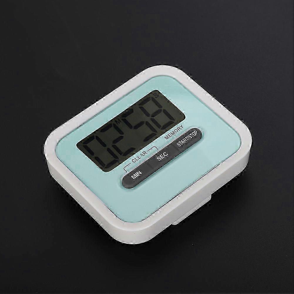 Electronic Digital LCD Kitchen Cooking Timer Multi use 99 Minutes Count Down Alarm Clock Blue