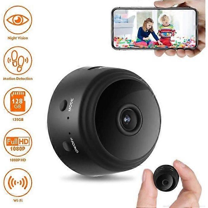Mini WiFi HD 1080P Caméra Petit Sans Fil Maison Bébé Vision Nocturne Sécurité Micro Détection de Mouvement
