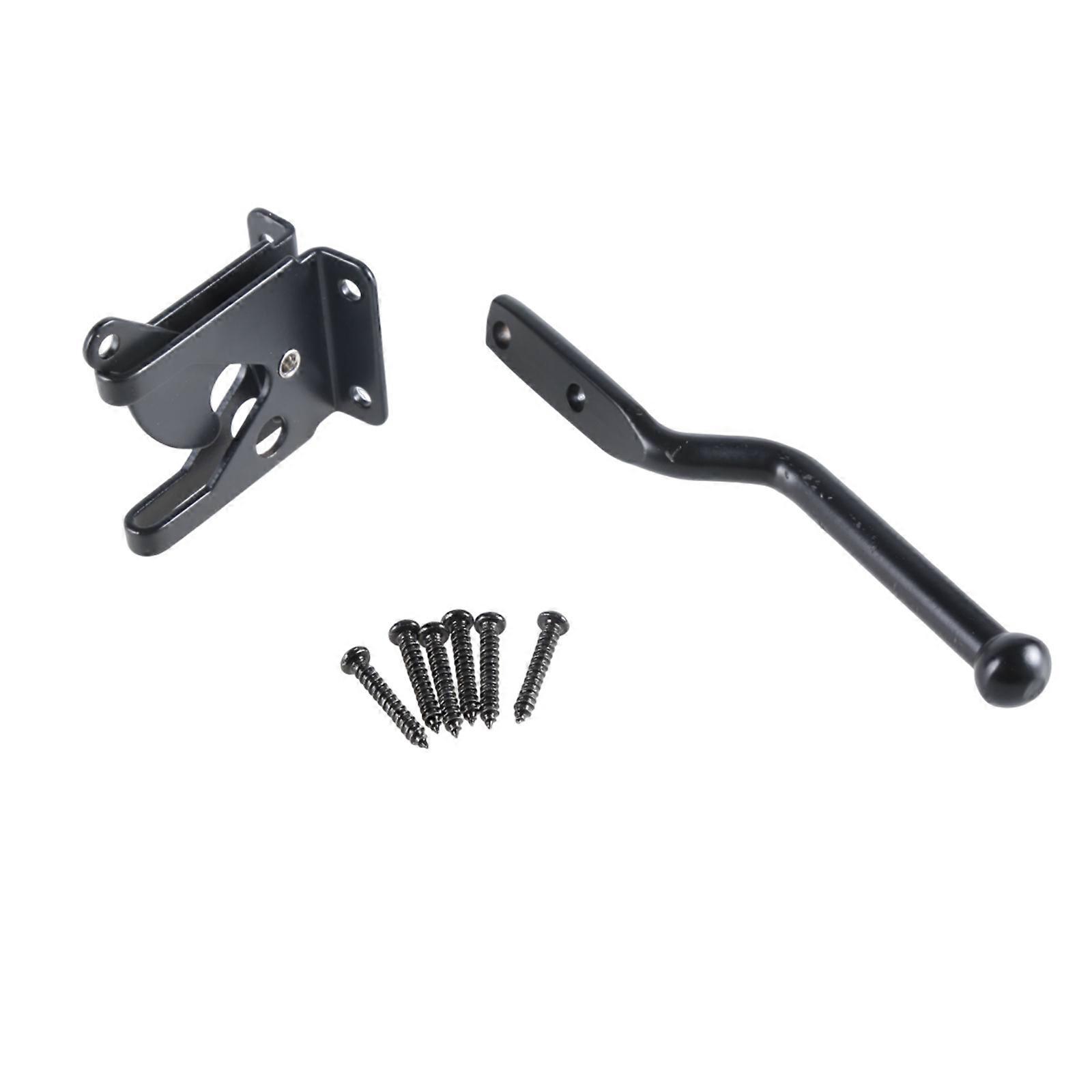 Multipurpose Steel Gate Latches with Auto Gravities Levering Secure Closures Simple Installation for Yard & Garden Entrances
